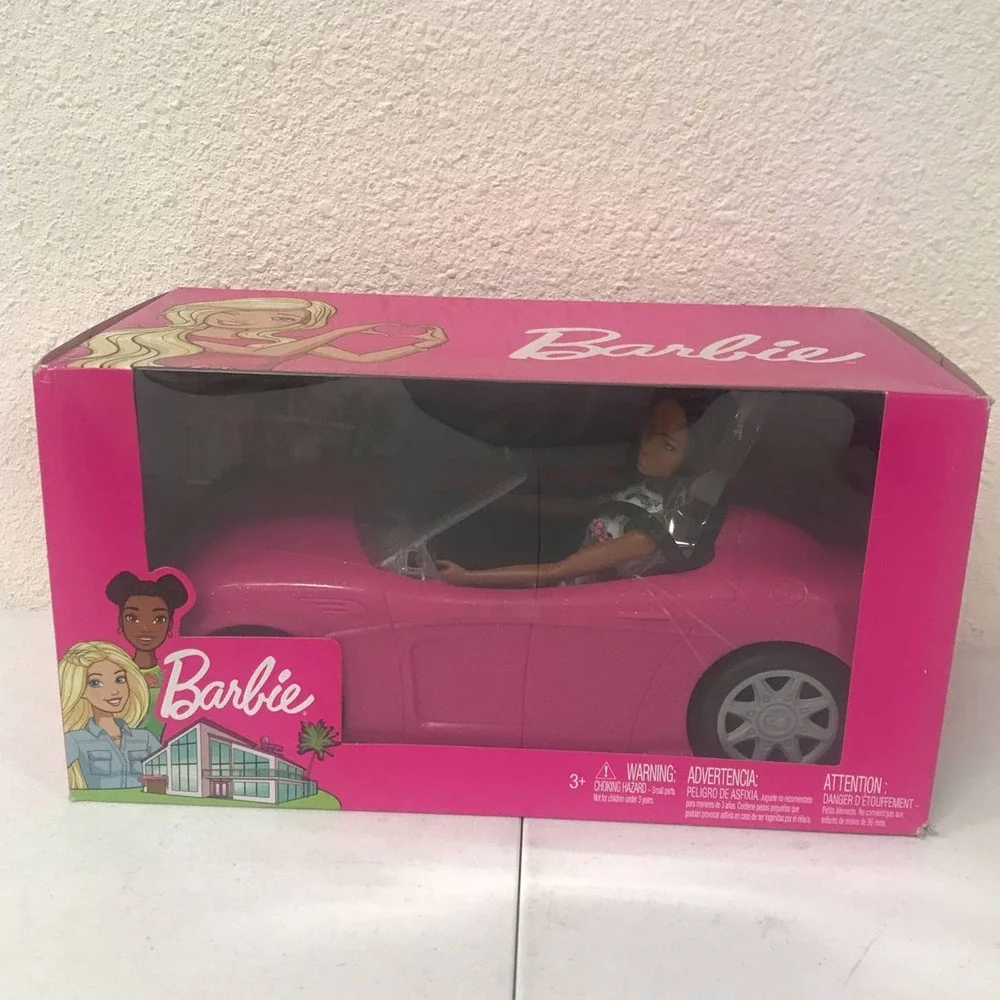 African American Barbie Doll & Pink Convertible Vehicle Car - Picture 4 of 6